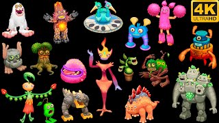 Download lagu Party Island - All Monster Sounds and Animations (My Singing Monsters: Dawn of Fire) 4k mp3
