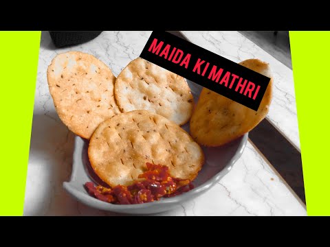 Maida Ki Mathri/Gujrati Traditional Snacks/KHASTA MATHRI