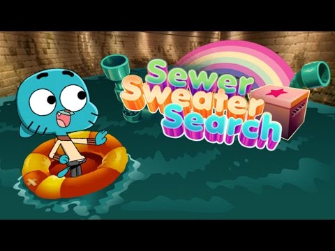 The Amazing World of Gumball: Sewer Sweater Search (Playthrough, Gameplay) Video