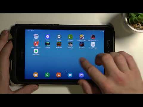 How to Enable App Drawer on SAMSUNG Galaxy Tab Active2 - Change Home Screen Layout