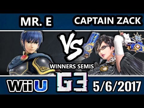 Glitch 3 Smash 4 - Captain Zack (Bayonetta) Vs. RVL | Mr. E (Marth) Wii U WS