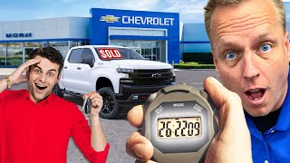 How to buy a car in under 30 minutes at ANY DEALERSHIP.