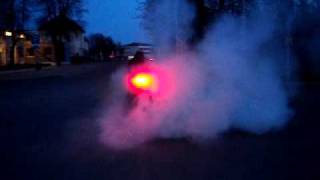 preview picture of video 'Burnout with zx-7r in Birzai'
