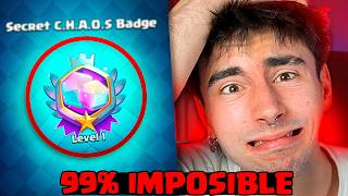 COMO CONSEGUIR LA INSIGNIA MAS DIFICIL DE CLASH ROYALE!