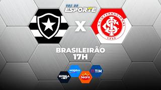 BOTAFOGO X INTERNACIONAL - AO VIVO | BRASILEIRÃO – 25/04/2026