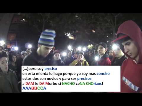 Tropa Reclive vs Auge Team | SUBTITULADO con LETRA y RIMAS(metrica analizada) - Struktur !