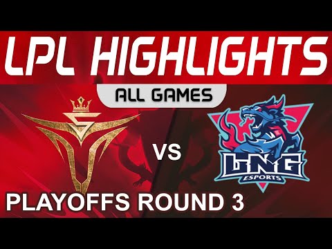 V5 vs LNG Highlights ALL GAMES LPL Summer Playoffs R3 2022 Victory Five vs LNG Esports by Onivia