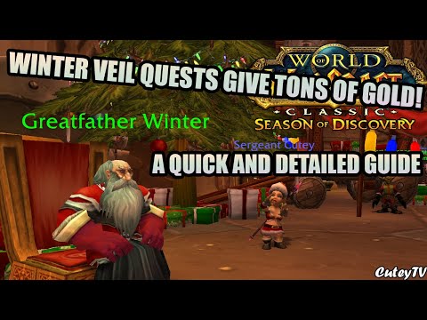 Make Easy Gold Doing the Winter Veil Event Quests in Season of Discovery - WoW Classic Guide