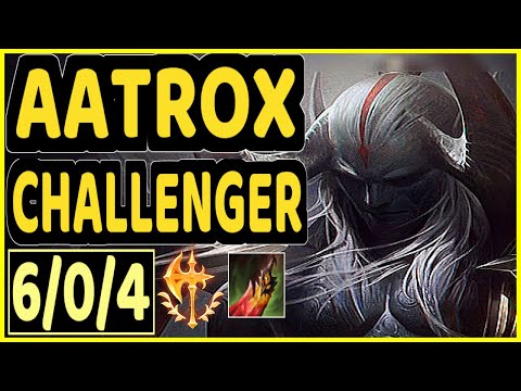 DANCHUNG (AATROX) - 6/0/4 KDA CHALLENGER GAMEPLAY - KR