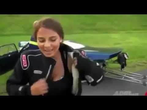 Drag Racer Almost Kills Camera Man