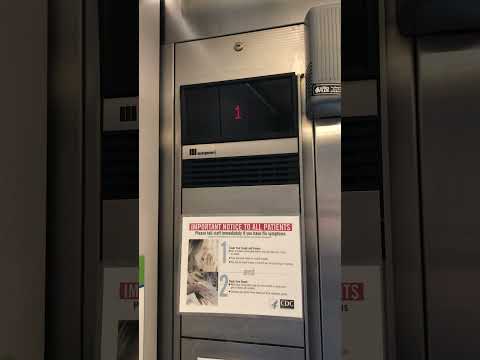 (Incredibly rare indicator!) Hospital sized? Montgomery Vector Hydraulic Elevator at UPC