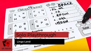 Solo Playthrough | Lingo Land
