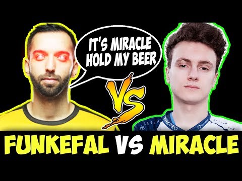 Miracle Vs Funkefal - He Proves That He Can Win Against Miracle With Out Tinker | Crazy Pro Plays