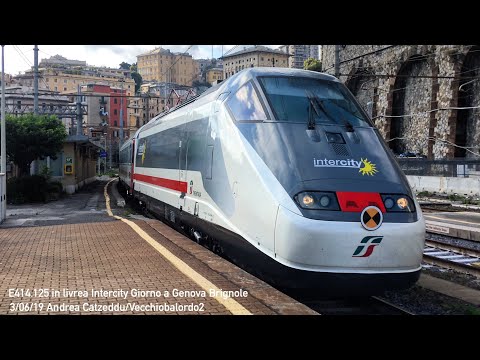 Primo servizio per le E414 INTERCITY GIORNO! E414.125 ed E414.133 sull'IC 673 Milano - Livorno!