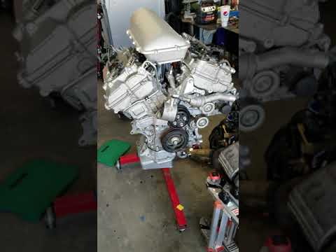 3.9 Liter Twin Turbo 2GRFE Update Engine is Assembled