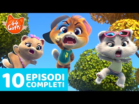 44 Gatti | 10 Episodi Completi 🧶🐈 | Miciovigliosa Compilation 2 | Serie 1
