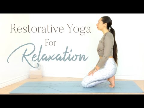 20 Minute Restorative Yoga BEST Yoga for Relaxation