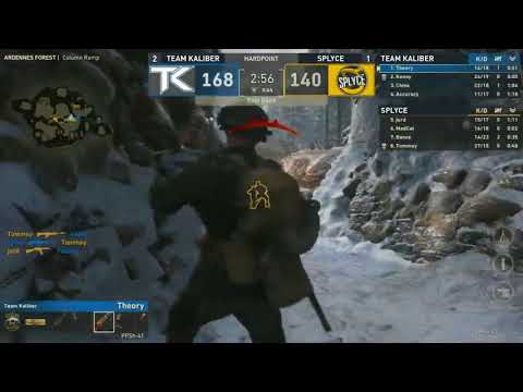 Team Kaliber VS. Splyce Map 4 - CWL Dallas 2017 Grand Finals