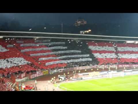 Red Star fans singing "Pukni Zoro"/Делиите ја пеат „Пукни Зоро“/Delije pevale "Pukni zoro"