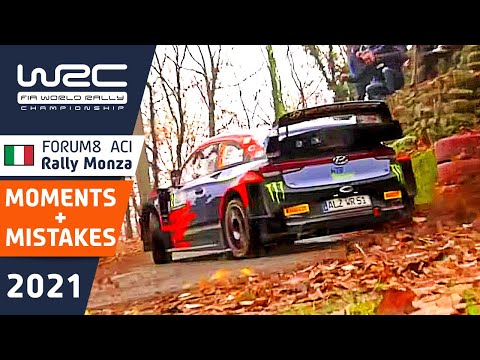 TOP 9 Lucky Escapes and Mistakes from WRC FORUM8 ACI Rally Monza 2021
