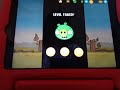 Angry Birds Level Failed
