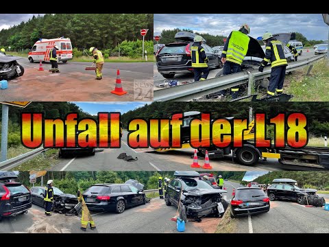 Schwerer Unfall auf der L 18 bei Herzsprung