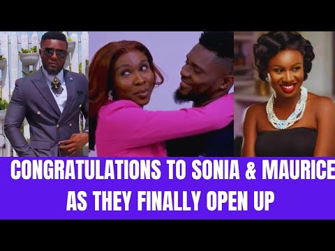 Congratulations to Maurice Sam and Sonia Uche as they finally open up
