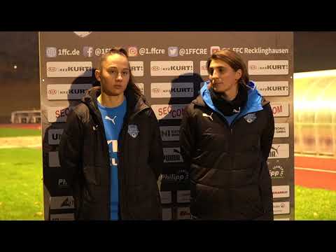 1.FFC Recklinghausen - SpVg Berghofen | Heimspiel Interview (Vanessa Kniszewski, Laura Neboli)