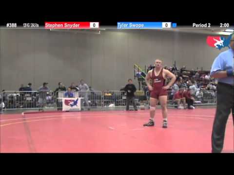 FILAJRFS: 120 KG / 264.5 lbs: Stephen Snyder (Army) vs. Tyler Swope (Iowa State)