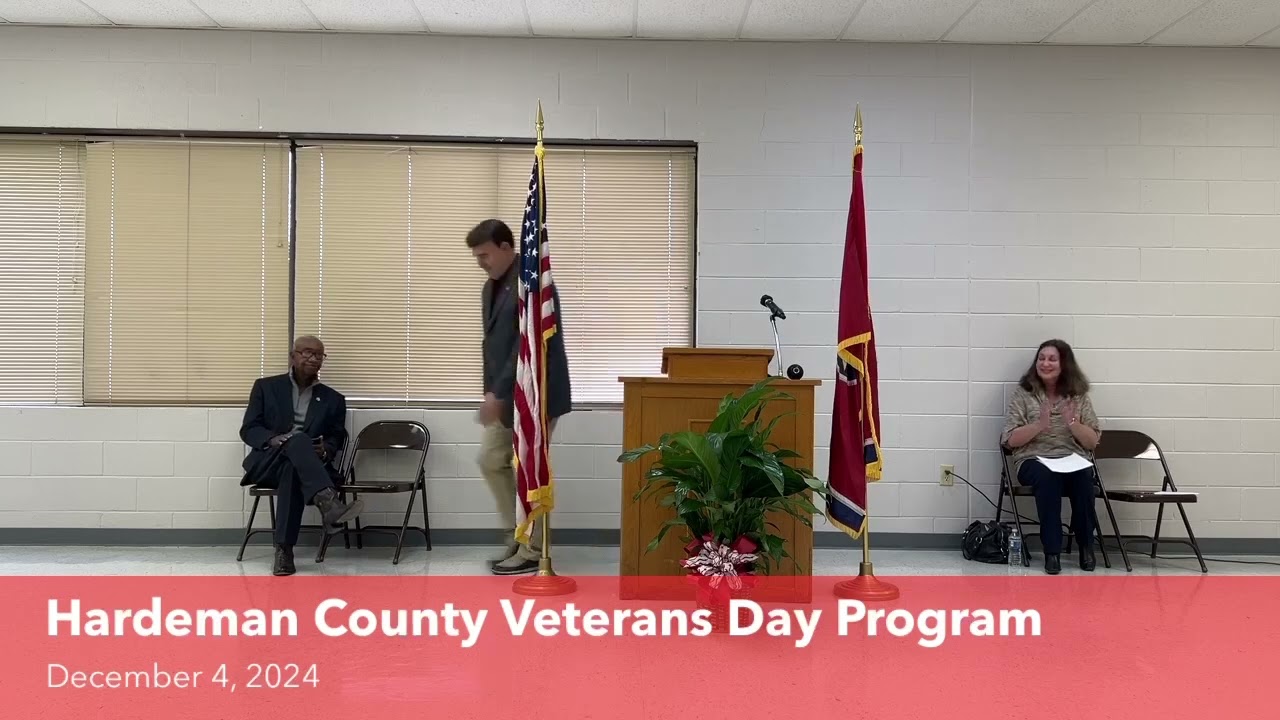 Hardeman County Veterans Day Program - December 2024