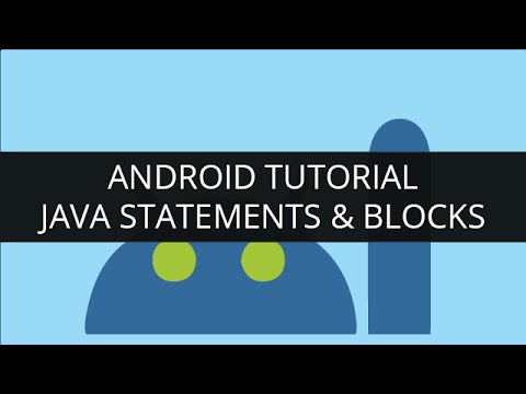 Android Tutorial Java Statements and Blocks Part 8 | Edureka