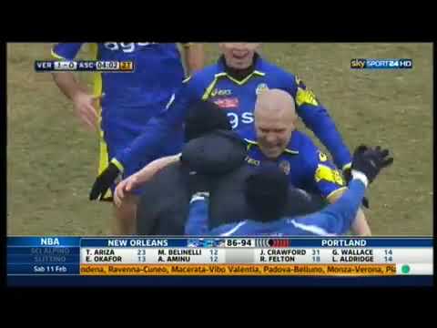 Hellas Verona 2-0 Ascoli 11-2-2012 Highlights & Goals HD
