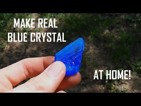 How to make AQUA BLUE CRYSTAL at Home |DIY