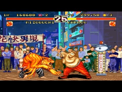 [TAS] Mizoguchi VS Karnov (Fighter's History Dynamite)