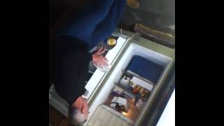 George on Stilts with Milk and Apples