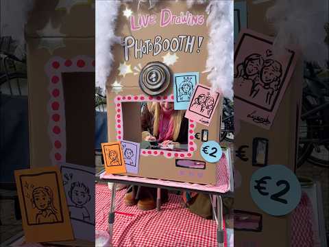 Dit had ik echt niet verwacht!! 😱🩵 #koningsdag #tekenen #live #photobooth #omg