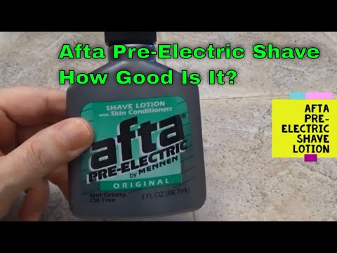 Afta Pre-Electric Shave Lotion - What makes it so good?