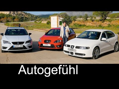 Seat Leon (Cupra) Generations I vs II vs III comparison REVIEW Vergleich & 3D Production insight