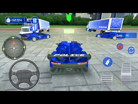 Police Car Transporter Simulator 2021 | Police Truck Transporting  Game – Android Gameplay