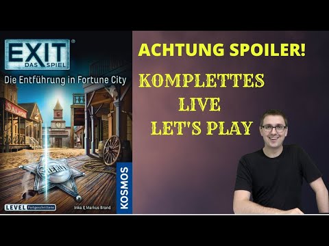 Exit - Die Entführung in Fortune City - ACHTUNG SPOILER ! - Live Let's Play mit Markus & Ben