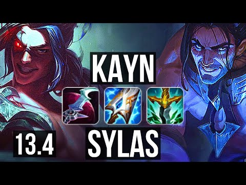 KAYN vs SYLAS (JNG) | 12/1/5, 2.4M mastery, 900+ games, Dominating | EUW Challenger | 13.4