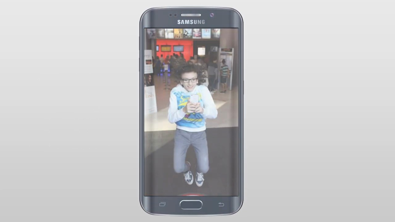 Samsung Galaxy S6 edge+ interactive installation