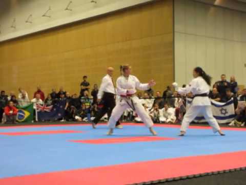 ISKF World Shoto Cup 2016 Kumite. Kimuchi vs Tracy