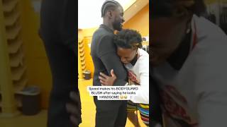 Download lagu Speed makes his BODYGUARD BLUSH after saying he looks HANDSOME 😳😭 #ishowspeed #speed #viral #fyp mp3