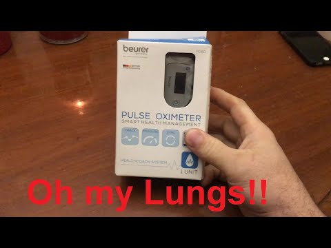 Beurer Bluetooth Digital fingertip Pulse Oximeter, Blood Oxygen Saturation & Pulse Rate Monitor with Accessories, 1 Count video review thumbnail