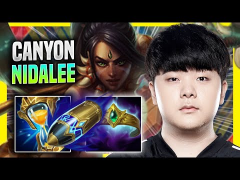 CANYON IS A MONSTER WITH NIDALEE! - DK Canyon Plays Nidalee JUNGLE vs Gragas! | Preseason 2022