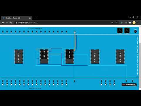 SIPO|| Serial in Parallel Out Shift Register in Deldsim|| Design in 3 mins