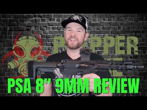 PSA 8" 9MM 1:10 7" LIGHTWEIGHT M-LOK MOE SBA3 PISTOL