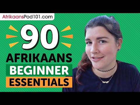 Learn Afrikaans: 90 Beginner Afrikaans Videos You Must Watch