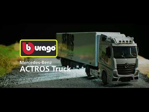 Игровой набор Bburago Фура Mercsdes-Benz Actros c погрузчиком 1:43 (18-31471)